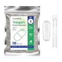 Empty Vegan Capsules Size 4 - Vegan Capsules DIY Vegetable Capsule(100 Count (Pack of 1))