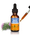 Herb Pharm Milk Thistle Liquid Extract: Organic Silybum marianum Extract Healthy Liver Function Support, Cleanse " Detoxify, Fast-Absorbing Milk Thistle Herbal Supplement, Up to ~3 Week Supply, 1 oz*