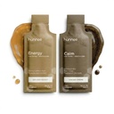 HUNNEE Energy + Calm Variety Pack | Raw Honey Gel Packets | Caffeine, Electrolytes, KSM-66 Ashwagandha, Magnesium Glycinate | Gluten-Free, Nut-Free, Non-GMO | 14x21g Sachets Each