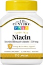 21st Century Flush Free Niacin 500mg 110 Capsules Pack of 2