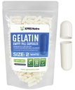 XPRS Nutra Size 2 Empty Capsules - 100 Conde Empty Gelatin Capsules - Pills DIY Capsule Filling - Pure Bovine Pill Gel Caps for Do-It-youself Supplements (White)