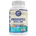 Probiótico 60 Billones CFU/g ← Immune, Digestivo " Gut Health Supports Constipation, Gas " Bloating " TODO Natural, Dairy Free, Soy Free TEN 60 Capsules TEN Made in The USA.