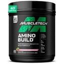 MuscleTech  BCAA Amino Acids + Electrolyte Powder tención 7g de BCAAs + Electrolytes Soporte ¦ Build Lean Muscle " Boost Endurance ← Strawberry Watermelon TEN 593 gramos ANTE 40 porciones
