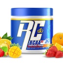 Ronnie Coleman's BCAA XS Powder con EAAs, Aminoácidos de Cadena Ramada Post Workout Muscle Recovery, Sugar Free Hydration Drink for Women and Men, Tropical Punch, 30 Servings