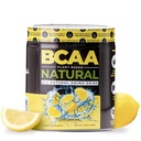 Nutrology BCAA Natural - Plant Based BCAA Powder, Lemonade Flavor, Optimizado 2:1 Ratio Amino Acids Polvo para Pre Workout & Post Workout Recovery, Vegan, Gluten-Free, Non-GMO, 30 Servings