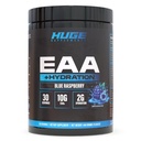 Enorme EAA + Hidratación, Aminoácidos esenciales Polvo, EAAs & BCAAs, Intra " Post Workout Recovery Powder, Crecimiento muscular, Recuperación " Rendimiento, 10g EAAs " Electrolitos, 30 Servimientos (Blue Raspberry)