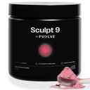 PVOLVE Sculpt 9 EAA &amp; BCAA Powder for Women  durable Very Berry Flavor  tolera Essential Amino Acids Suplemento para Lean Muscle, Recovery & Strength ← Non-GMO