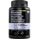 12-en-1 cápsulas de apoyo al sueño - Melatonin-Free and Non-Habit Forming Sleep Supplement with a Balanced Blend of Magnesium, Ashwagandha, L-Tryptophan, Valerian Root, GABA y 5-HTP (90 cápsulas)