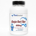 Glucomannan 600mgKonjac Root Fiber // 180 Capsules // Pure // por PureControl Suplementos