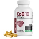 Bronson CoQ10 100 MG producción de energía celular de alta potencia, 60 cápsulas vegetarianas