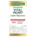 Bounty Advanced Vital Heart con CoQ10 + Magnesio, Antioxidante, soporta la presión sanguínea saludable, colesterol, circulación, triple acción Fórmula, CoQ10, Suplemento Magnesio, 60 Softgels