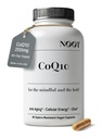 NOOT CoQ10 200mg - Alta Absorción-Coenzima-Q10, Antioxidante para el corazón y la salud cognitiva y apoyo inmunológico, producción energética, Ubiquinone, Vegan, Coq 10 Suplemento, Nootropic, 60 cápsulas