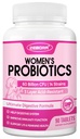 Probióticos ZEBORA para mujeres Salud Digestiva, Prebióticos y Probióticos con 60 Billones de Apoyo Inmunitario y Gut Health, Gluten & Soy Free, 90 Tablets