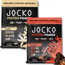Jocko Fuel Protein Bundle (2 Pack) - Chocolate Peanut Butter (2lb) + Vanilla (2lb) - Apoyos Muscle Recovery &amp; Growth