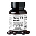 Santa Cruz Paleo Vitamina K2 + D3 Softgels, Suplemento diario con aceite de oliva orgánico, incluye vitamina K1 &amp; Dos formas de K2, soporta la salud del corazón " , sin gluten, sin azúcar, Paleo, Keto, 60 Cuenta