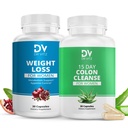 Women’s Weight Management Duo – 15 Day Detox " Weight Loss Support – 2-Step System to Cleanse, Reset " Maintain Results