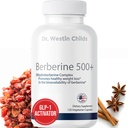 Dr. Westin Childs Dihydroberine Suplemento 200 mg para Mujeres &amp; Hombres, Cardiovascular, Gut, Thyroid, &amp; Immune Support with Alpha Lipoic Acid - May be 5X More Effective Than Berberine HCL tención 60 Ct