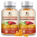 (2 Pack) Colesterol Suplementos Gummies for Cholesterol Healthy, Plant Sterols & Stanols, Red Yeast Rice, Citrus Bergamot Complex for Cholesterol, Maintain Healthy Cholesterol Levels - 60 Day Supply