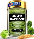 Sulforaphane Supplement Organic Broccoli Sprouts TEN Stabilized Sulforaphane from Broccoli Florets " Seeds ANTE Organic Sulfur Supplements 120 Pills TEN 1 Pack