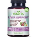 Por qué no Natural 5 en-1 Liver Health Formula Suplemento para Detox y Limpiar con Leche Thistle Support - 120 Capsules