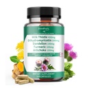GREENPEOPLE Lymph-Liver Cleanse Detox " Repair - Strength Milk Thistle 30X Extract - Standardized and Concentrated 80% Silymarin w/Vitamin,95% curcuminoids " 17+Liver Health Nutrients Vegan 120CT