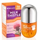 Detox para la limpieza de hígado para las mujeres: Leche Thistle con Dandelion para el soporte para el hígado, Inositol &amp; Glutathione para la salud metabólica antioxidante No GMO 60 cápsulas