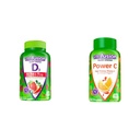 Vitafusion Extra Strength Vitamin D3 Gummy &amp; Power C Vitamina C Gummies for Immune Support, Orange Flavored, 282 mg Vitamina C, America’s Number 1 Gummy Vitamin Brand, 50 Day Supply, 150 Count
