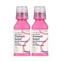 Foster " Thrive Stomach Relief Liquid for Nausea, Heartburn, Indigestion, Upset Stomach, Diarrhea - Fast Relief for 5 Symptoms, Antidiarrheal, Bismuth Subsalicylate 525 mg, Original, 8 oz (Pack of 2)