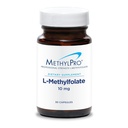 MetilPro L-Methylfolate 10 mg - Apoya una Mente Saludable - Folato Activo para la Metilación Apoyo " Reacciones Bioquímicas - Altamente Biodisponible - 30 Servimientos - 30 cápsulas