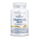 Naturales nórdicos Pro Vitamina D3 5000, Naranja - 120 Mini geles blandos - 5000 UI Vitamina D3 - Asistencia Huesos saludables, Mood &amp; Immune Función del sistema - No GMO - 120 Servimientos