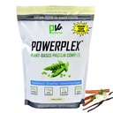 PhysiVantage POWERPLEX Vegan Protein Powder, Collagen Alternative - Organic Plant-Based Pea & Rice Protein, Dairy-Free, Non-GMO, Supports Muscle & Joint Recovery, Monk Fruit Sweetened 2 lb (Vanilla)