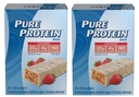 Pure Protein Bars, Gluten Free, Strawberry, 50g/1.8oz., 6ct (2 pack)