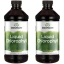 Swanson Liquid Chlorophyll - Water-Soluble Chlorophyll Derived from Alfalfa Leaf - Promotes Immune Support and Natural Energy with Natural Ingredients - (16 fl oz Bottle) (2 Pack)