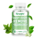 Chlorophyll Body Deodorizing Supplement Internal Odor Control Pills for Men & Women, Chlorophyll Capsules for Detox Skin, Breath, and Gut Health with Chlorophylls Complex Vitamins (1)