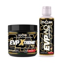 Evogen EVP Xtreme NO + EVP AQ Bundle – Pre Workout Powder & Liquid Glycerol Muscle Volumizer for Men & Women | Energy, Pump, Vascularity & Hydration | Victory Punch