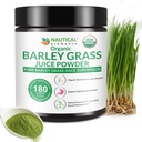 Barley Grass Juice Powder Organic – Sourced from Utah’s Mineral-Rich Soil, Nutrient-Dense Barley Grass Powder – Raw & Cold-Processed Superfood, High Chlorophyll – 6.35oz (180g) | 72 Serving