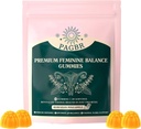 Vital Fuente Feminine Balance Pineapple Gummies for Improve Immune,Gluten-Free &amp; Halalth &amp; Wellness Hawaiian,Vegan for Women60 Gummies (1)