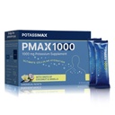 PMAX1000 High Dose Pure Potassium Electrolyte Supplement Powder 1000mg 4-Type Potassium Blend-Citrate, Gluconate, Bicarbonate,Chloride, Supports Healthy Blood Pressure, Heart, Kidneys, Bones, Muscles