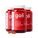 Goli Apple sider Vinegar Gummy Vitaminas - 180 Conde - Vitaminas B9 &amp; B12, Gelatin-Free, Gluten-Free, Vegan &amp; Non-GMO
