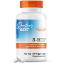 Doctors Best 5-HTP 100mg Capsules - Vegan 5HTP Supplement for Women & Men, Supports Mental & Emotional Well-Being for Adults, Non-GMO, Gluten Free, Soy Free - 60 Veg Caps