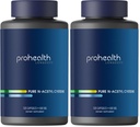 ProHealth Pure NAC – N-Acetyl Cysteine – Liver and Immune Support, Antioxidant and Glutathione Boost, Cellular Health | 600 mg per Capsule | 120 Servings | Third-Party Tested (Pack of 2)