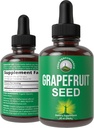 Grapefruit Seed Extract Liquid Drops Suplemento. Vegan GSE Grapefruit Seed Extract for Women and Men. Zero Sugar, Non Bitter. for Immune, Digestive Support. Aceite sin gluten. Toma Orally