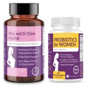 Ahorre 10% en el paquete de bienestar de las mujeres – Myo-Inositol & D-Chiro Inositol + Probióticos vaginales completos para el equilibrio hormonal, la alegría y la salud vaginal