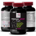 MENOPAUSE SUPPLEMENTS FOR WOMEN - menopause relief herbs, black cohosh, night sweats relief for women, red clover, soy isoflavones, hot flashes menopause, Dong Quai root, menopause support 1Bot