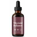 Thyroid Balance, Thyroid Support Drops for Women, Liquid Supplement with Milk Thistle, Selenium, Zinc, Magnesium, Daily Wellness & Energy Support, 60ML