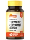 Sundance Turmeric Curcumin Complex ← 60 Quick Release Capsules ← Suplemento Herbal Tradicional Silencioso No GMO y Fórmula Libre