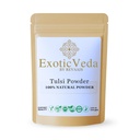 Tulsi Powder (Holy Basil) 100g (3.53oz) | 100% Pure & Natural | Non-GMO, Vegan, Gluten-Free | No Preservatives | Perfect for Teas, Smoothies, Juices, Cooking, Hair Masks & Skin Care
