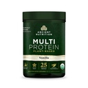Ancient Nutrition Organic Multi Protein Plant Based Powder, 25g Protein, Hydrolyzed Pea Protein, Digestive Enzymes & Probiotics, Supports Muscle & Gut Health, Vanilla, 15 Servings
