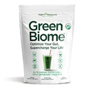 Green Biome - Elite Organic Greens Superfood + Daily OptiBiome Probiotic - Optimized to Promote Bloating Relief, Digestive Comfort + Regularity, Energy - Vegan. Gluten Free -Apple Flavor - 30 Servings