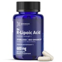 Geronova Research Bio-Enhanced R-Lipoic Acid, 600 mg Dose - 1 Month Supply - Stabilized R Alpha Lipoic Acid with Enhanced Absorption - R Lipoic Acid Supplement - 60 Capsules